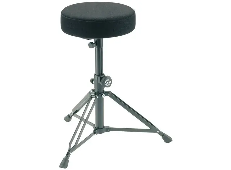 K&M 14016 Trommestol, sort stoff 